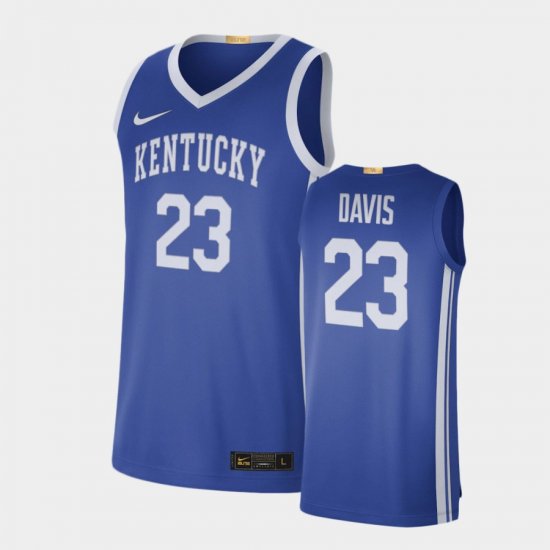 #23 Anthony Davis Limited Wildcats Mens Royal Jersey 550683-276