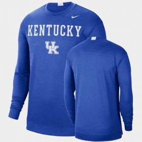 College Basketball Kentucky Wildcats Basketball Team Spotlight Longsleeve Mens Royal T-Shirt 914635-398