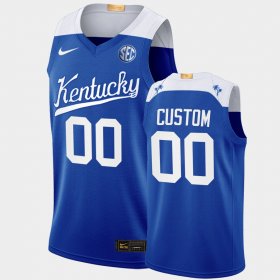 #00 custom College Basketball Wildcats Elite Men's Blue Jersey 646510-354