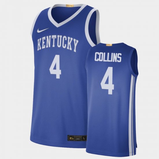 #4 Daimion Collins Limited Kentucky Wildcats Men\'s Royal Jersey 605031-860