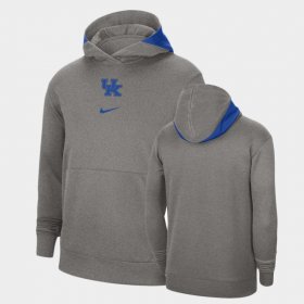 Basketball Spotlight University of Kentucky Men Heather Gray Hoodie 833802-801 Basketball Spotlight University of Kentucky Men Heather Gray Hoodie 833802-801