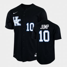 #10 Hunter Jump College Baseball Kentucky 2022 Men's Black Jersey 904318-281 #10 Hunter Jump College Baseball Kentucky 2022 Men's Black Jersey 904318-281