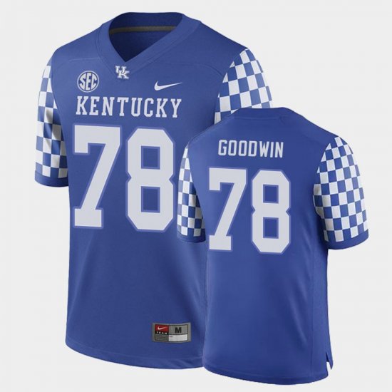 #78 Kiyaunta Goodwin Replica Kentucky Mens Royal Jersey 392499-563