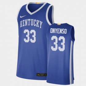 #33 Ugonna Onyenso Limited University of Kentucky Mens Royal Jersey 705688-698