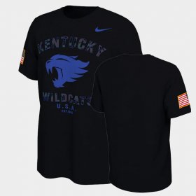 College Football University of Kentucky Veterans Day 2021 America Flag Men Black T-Shirt 614020-798 College Football University of Kentucky Veterans Day 2021 America Flag Men Black T-Shirt 614020-798