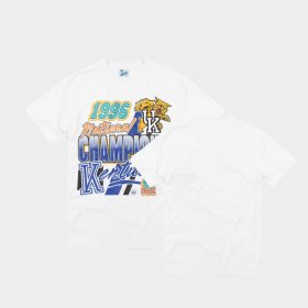 College Basketball Wildcats 1996 CHAMPS 47 Vintage Tubular Unisex White T-Shirt 540099-230