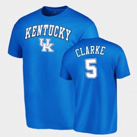 #5 Terrence Clarke RIP Wildcats 2021 NBA Draft Prospect Car Crash Men's Royal T-Shirt 607823-265