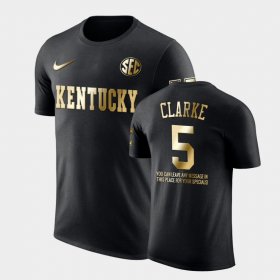 #5 Terrence Clarke RIP Kentucky Nephew Memorial Message Mens Black T-Shirt 229730-610 #5 Terrence Clarke RIP Kentucky Nephew Memorial Message Mens Black T-Shirt 229730-610