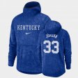 #33 Ben Jordan Basketball Spotlight University of Kentucky Pullover Team Logo Men's Royal Hoodie 852974-717