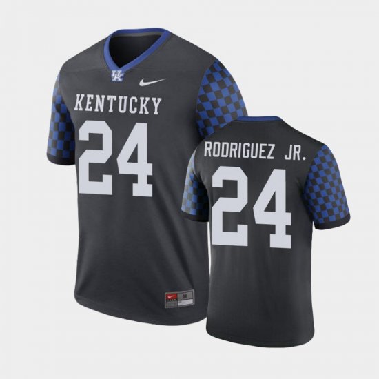 #24 Chris Rodriguez Jr. Legend Kentucky Wildcats Football Performance Men\'s Black Jersey 851413-806