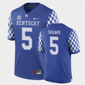 #5 DeAndre Square College Football Kentucky Wildcats Game Mens Royal Jersey 371359-112