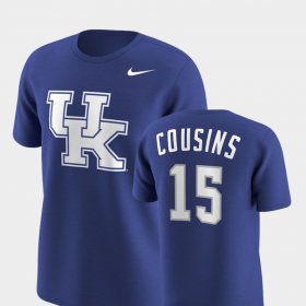 #15 DeMarcus Cousins Future Stars Wildcats Replica Mens Royal T-Shirt 638581-623