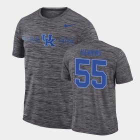 #55 Davoan Hawkins GFX Velocity Kentucky Sideline Legend Performance Mens Gray T-Shirt 607798-611 #55 Davoan Hawkins GFX Velocity Kentucky Sideline Legend Performance Mens Gray T-Shirt 607798-611