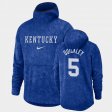 #5 Immanuel Quickley Basketball Spotlight University of Kentucky Pullover Team Logo Men's Royal Hoodie 747834-169