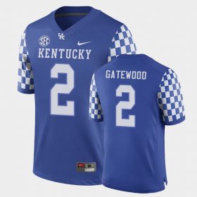 #2 Joey Gatewood College Football Wildcats Game Mens Royal Jersey 156045-921