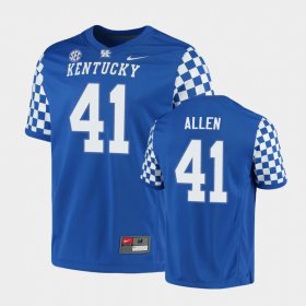 #41 Josh Allen Game Kentucky Men Royal Jersey 270676-951