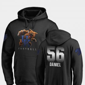 #56 Kash Daniel Midnight Mascot Kentucky Football Mens Black Hoodie 304717-325 #56 Kash Daniel Midnight Mascot Kentucky Football Mens Black Hoodie 304717-325
