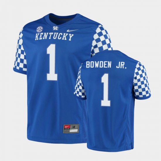 #1 Lynn Bowden Jr. Game University of Kentucky Men Royal Jersey 685029-949