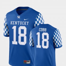 #18 Randall Cobb Game Kentucky Wildcats College Football Mens Royal Jersey 866138-189 #18 Randall Cobb Game Kentucky Wildcats College Football Mens Royal Jersey 866138-189