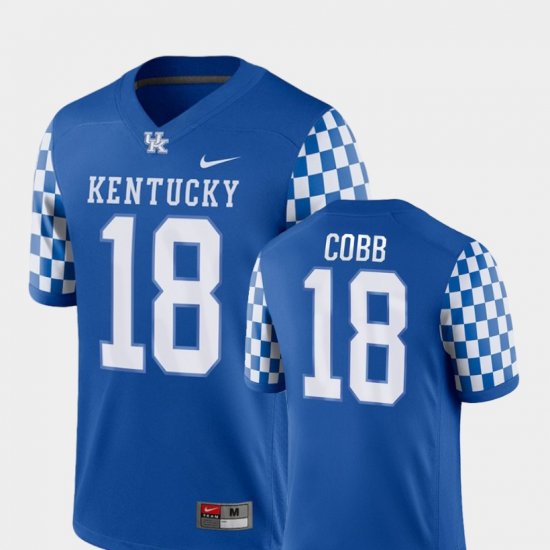 #18 Randall Cobb Game Kentucky Wildcats College Football Mens Royal Jersey 866138-189