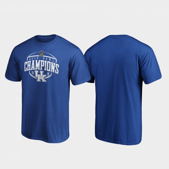 2019 Belk Bowl Champions UK Corner Men Royal T-Shirt 303691-835