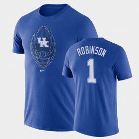 #1 Wan'Dale Robinson Football Icon Wildcats Legend Men Royal T-Shirt 576427-982