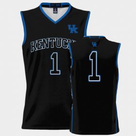 #1 College Basketball Kentucky Wildcats Basketball ProSphere Mens Black Jersey 651187-116