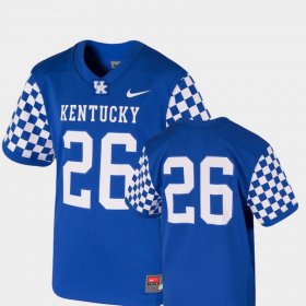 #26 College Football University of Kentucky Team Replica Youth Royal Jersey 121808-968