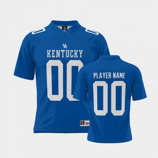 #00 Custom University of Kentucky NIL Pick-A-Player Youth Royal Jersey 183926-571